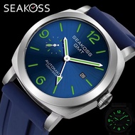 SEAKOSS GMT Diving Automatic Mechanical Watches Men 1963 ST2557 Seagull Movement 316L Super Luminous