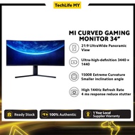 [疯狂的销售] Mi Curved Gaming Monitor 34 inch | 21:9 UltraWide Screen | 1500R Extreme Curvature | 144Hz High Refresh Rate