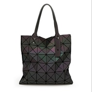 Black Luminous Metallic Matte Issey Miyake BAOBAO Tote bag / Shoulder Bag