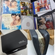 舊電影VCD連收藏簿📀光碟儲存 old movies Video disk album 💿 CD discs collection 懷舊拍攝道具 vintage old retro prop 時代遺物
