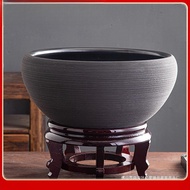 Akuarium, akuarium tradisional, akuarium ikan emas, tangki air seramik, hiasan akuascape, akuarium t