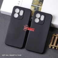 INFINIX SMART 9 INFINIX SMART 9 HD INFINIX HOT 50I CASE MACARON BLACK SILICON BLACK INFINIX SMART 9 