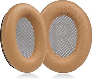 MOLGRIA Lambskin Ear Pads Cushion, Replacement Sheepskin Earpads for Bose Quiet Comfort QC 35 II QC35 QC35ii QC15 QC25 QC2 AE2 SoundLink SoundTrue Headphones(Tan