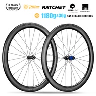 RYET Wheelset ล้อขอบคาร์บอนซูเปอร์ไลท์ล้อจักรยาน1180G อะไหล่จักรยานไฟติดล้อจักรยานล้อจักรยาน