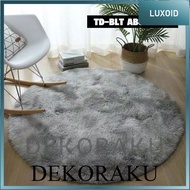 Carpet TIE DYE round floor carpet 1 meter - DEKORAKU