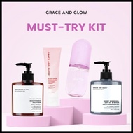 Bundle Grace And Glow Body Wash + Body Serum + Hair Mist + Shampoo