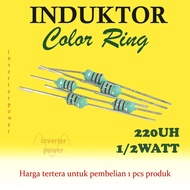 Color Inductor 1/ 2 watt 220uh Inductor color ring 220uH