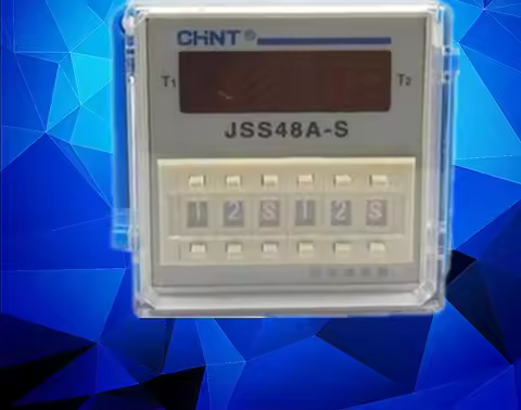 Chint time relay JSS48A-S digital display cycle type 1S-99H AC220v