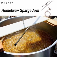 [Dickly] Sparge Arm Brewing Equipment Kit Rotating Homebrew Beer Kettle Splitter Accessory for Effic