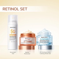 【3PCS】 SKINTIFIC 3 ชิ้น Niacinamide Moisture+377 Dark Spot Moisture Gel+Gel moisture+Sunscreen spray