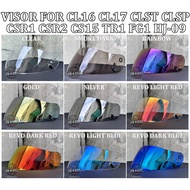 VISOR HELMET HJC CS16 CS-16 CS-15 CS15 CS-R1 CS-R2 TR-1 FS-11 FS-15 SCRATCH RESISTANT UV PROTECTION 