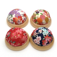 Wooden base needle bag acupuncture handmade DIY fabric needle bag