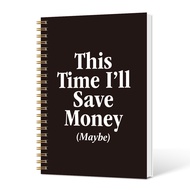 A5 Bill Payment Tracker Notebook Budget Planner Expense Organizer Finance Log Book Spiral Bound