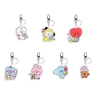 Comfort BTS Youth League Keychain Creative Student Cartoon Cute BT21 RJ TATA Cute Pendant [6.23 pdq]