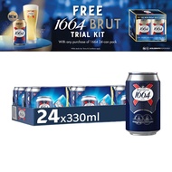 Kronenbourg 1664 Lager Beer 330ML 24s Can