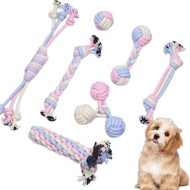 Pet Molar Toys Cotton Bite-resistant Teeth Cleaning Chewing Toy for Puppy Dog