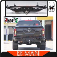4x 4WD JUNGLE REAR BULL BAR WITH NOMBOR PLATE LED LAMP LIGHT HOOK HILUX REVO ROCCO RANGER T8 RAPTOR 
