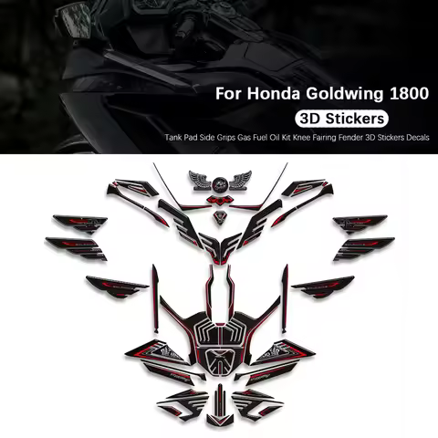 Motorcycle For Goldwing Gold wing GL1800 LG 1800 Tour Fairing Fender Tank Pad Gas Fuel Oil Protector