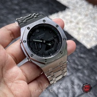 G-Shock Custom AP Style Black Dial Gun Metal Steel ทั้งเรือน Gen3 ของแท้ รับประกัน 1 ปี