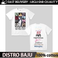 t shirt lelaki Taylor Swift T Shirt Rock Sings Baju Lelaki Oversized t shirt lelaki  100% Cotton Uni