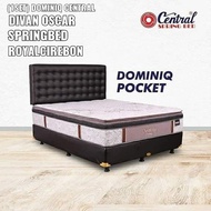 1set Springbed Central Dominiq Pocket +divan oscar 160X200X30 Cirebon