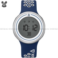 Reebok Watch RD-DUR-G9-PSIN-WB Men's Durante Digital Sports Split Lap 43.5mm Silicone Strap Blue *Or