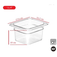 Foodpan 1/6 - 100mm - CAMBRO