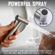 Stainless Steel Bidet Spray Set Boosting Toilet Water Sprayer Bathroom Supplies
