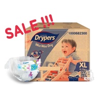 Drypers WeeWee Dry TAPE M52 /L44/ XL 36/ XXL 32
