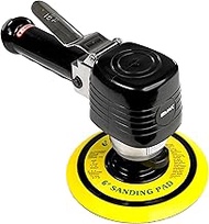 EMAX Air Orbital Sander - 6" Dual Action Pneumatic Random Orbit Sanding Tool with Heavy Duty Die-Cas
