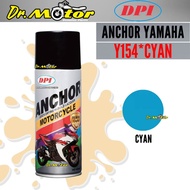 ANCHOR Y154* Y 154 Y15ZR Y15 YSUKU CYAN HIJAU BIRU COLOUR STRIKING MOTORCYCLE SERIES Can Spray Paint