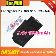 7.4V 1050mAh 2S Rechargeable Lipo Battery for MJX Hyper Go H16H H16E 1/16 R/C Car Remote Control Off
