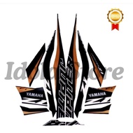 Yamaha Jupiter Z1 2021 Gold Motorcycle Striping Stickers, Best Jupiter Z1 2021 Body Striping Sticker