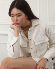 beforesunset_studio - Bagel Cropped Jacket เสื้อคลุมแจ็คเกท ดีเทลสูท ใส่ไปทำงานได้