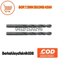 YG MATA 7.5mm iron drill bit, hss drill, mixed brand sharpening, not nachi, guhring