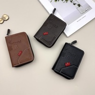⚡ Retro men's wallet multi-slot large capacity simple coin bag decoration high-end commercial label 