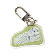 韓國插畫品牌 little room - 壓克力插畫吊飾/鑰匙圈 - 狗狗