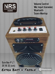 Speaker 5 inch Portable Batre Cas Extra-Bass (Plus Echo)