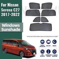 For Nissan SERENA C27 2017-2024 Car Sunshade Front Windshield Accessories Vehicle Curtain Side Window Sun Shade Visor Protector