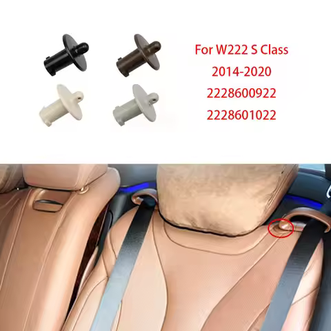 Car Rear seat belt guide Belt leather guide ring intermediate Tie buckle For Mercedes W222 S Class W