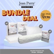 (Bundle Set 003) Novelle Mattress Protector I Pillow Pad I Bolster Pad