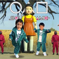 Cheap Squid game Children's Jacket Long Pants Can Be Made With All Sizes 456 Play And Win. Series In