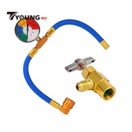 [Available] Charge Hose with , Car R134A Kit R134a Filling Kit Automotive Air Conditioning Refill