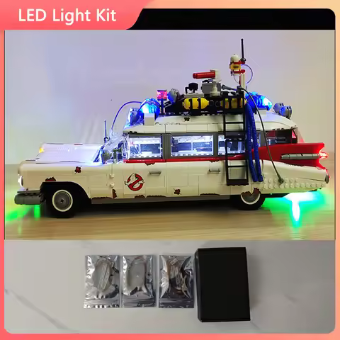 LED Light Set For 10274 GHOSTBUSTERS ECTO-1 compatible 50016 (Only LED Light, NOT Include The Model 