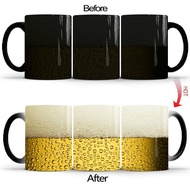 400mL Creative Ceramic Thermochromic Coffee Mug Color Change Mug Color Changing Cups Cup Turner Funn