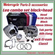 Leo combo set block + special head spec 58mm 59mm ex5 dream class1 mr3 kriss100 ebonus head 24/28 25/29 26/30