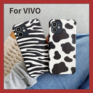 Case For VIVO V7 Plus V9 V11i V15 S1 Pro V20 V21 se V17 Y52 Y53s Y11 Y12 Y15 Y17 Y15 Y19 Y21 Y21s Y33s Y31 Y51 Y72 Y81 Y81i Y91i Y95 Y20i 2021 Y20s(G) Y20 2020 Y20i Y20s Y12s Y12A Y30i Y50 Y91C Y1s Fashion Zebra Cows Pattern Soft Silicon TPU Phone Cover