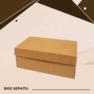 SIDE FOLDING CARDBOARD BOX UK. 31 x 18 x 12 cm (Shoe Box) - plain/ carton,/ packaging, shoe box, san