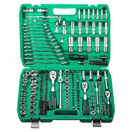 216-Piece Set Auto Repair Tool Set Auto Repair Set Socket Wrench Set Tool Box e