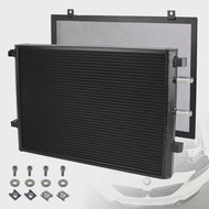 Competition Front Mount Heat Exchanger Radiator For 15-19 BMW M2C M3 M4 F80 F82 F87 S55 3.0L + Cover
